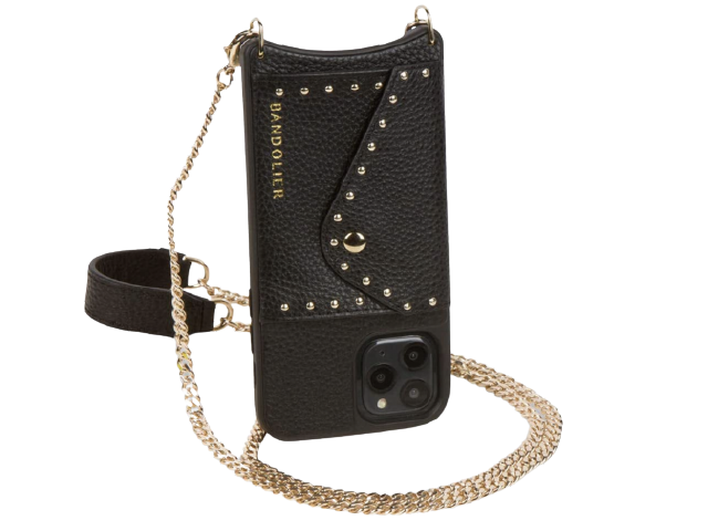 流行に スマホ ショルダーバッグ ブラウン 王冠 チェーン 斜めがけ ...