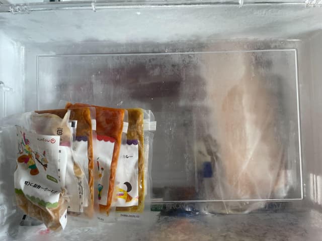 【実写】冷凍庫のスペースはどのくらい必要？