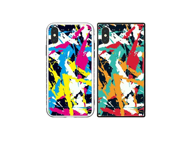 vidamall（ヴィーダモール）｜スクエア型 四角 強化ガラス スマホケース