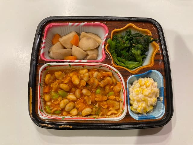 実食レビュー⑨鶏と大豆のトマト煮セット