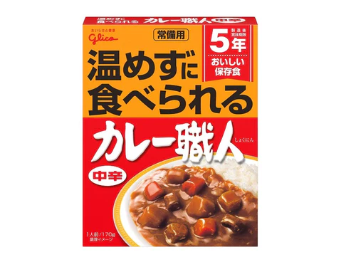 グリコ 常備用カレー職人 中辛 １７０ｇ