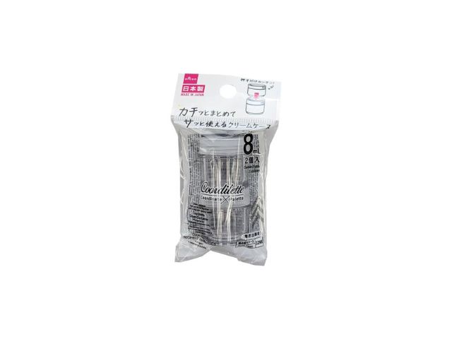 コーディレット　クリームケース（8ml、2個、クリア）